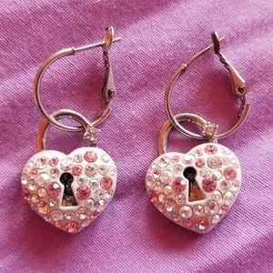 Heart Sparkle Earings